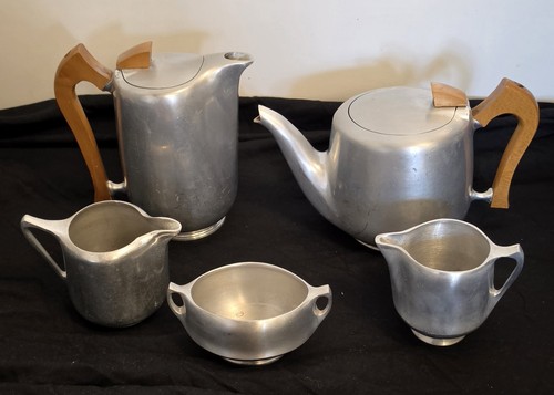 Vintage picquot ware tea set - ware,